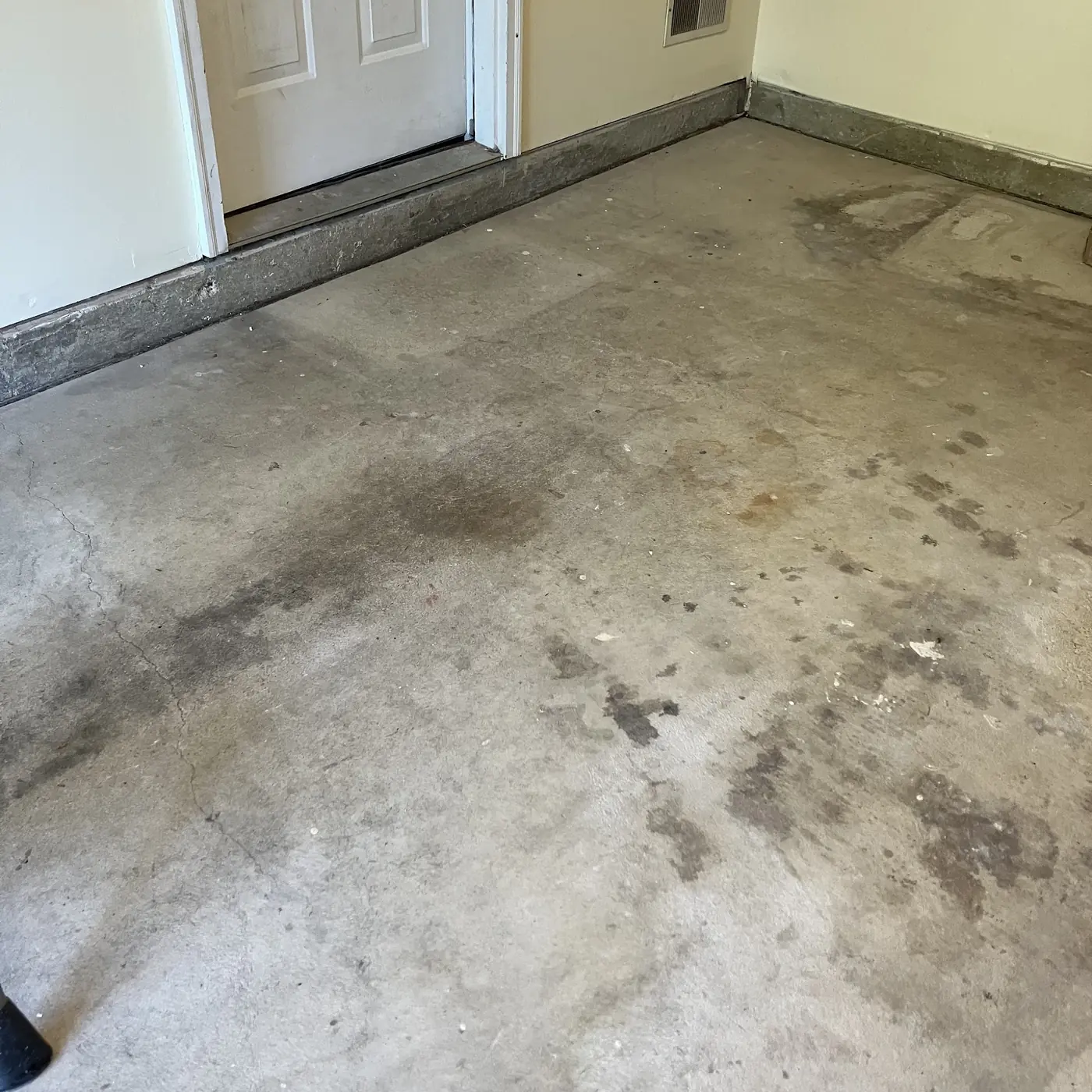 concrete coatings before the work